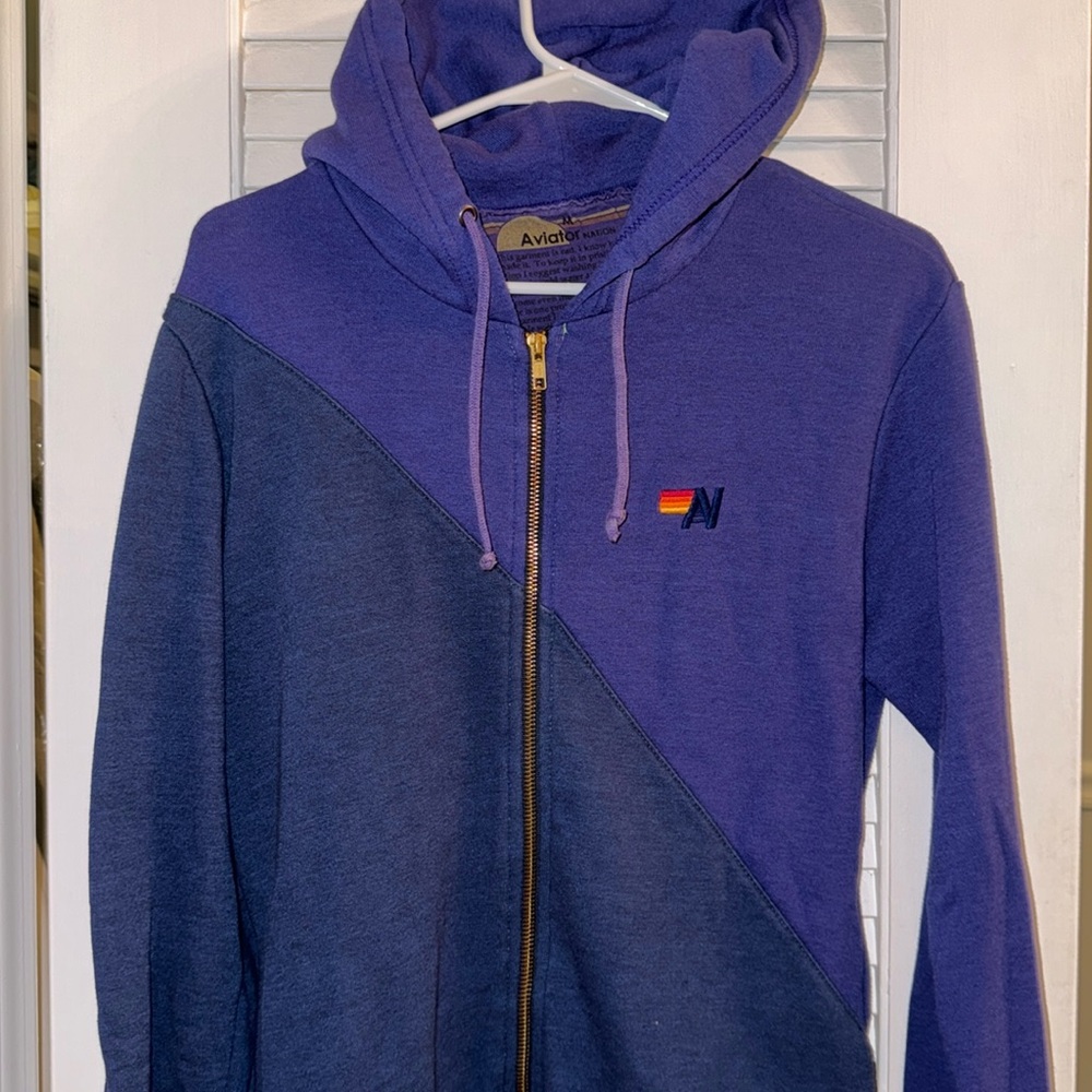 Aviator Nation Color Block Sweatshirt